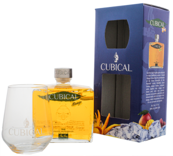 Cubical Premium Special Distilled Gin Mango + Glas 0,7L 37,5%