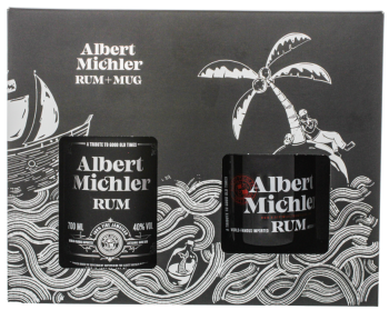 Michlers Jamaican Artisanal Dark Rum + Tin Cup black 0,7L 40%