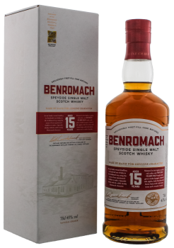 Benromach 15 years old Speyside Single Malt Whisky 0,7L 43%