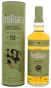 BenRiach 10 years old Triple Distilled Single Malt Whisky 0,7L 43%