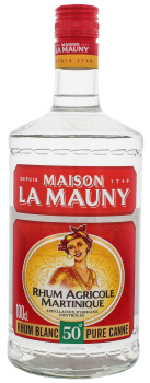La Mauny Blanc agricole rhum 1 liter 50%