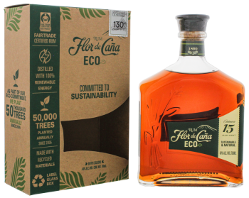Flor de Cana 15 slow aged rum ECO 0,7L 40%