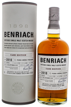 BenRiach Cask Edition 10 years old 2010 2021 Cask No. 2739 PX Sherry Finish Single Malt Whisky 0,7L 61,3%