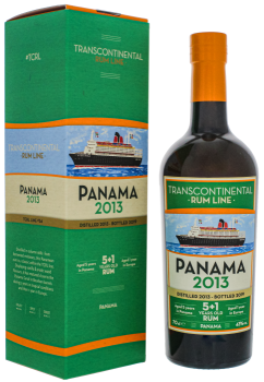 Transcontinental Rum Line Panama Rum 2013 2019 5+1 Years Old 0,7L 43%