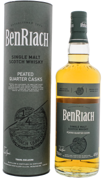 BenRiach Quarter Cask Peated Single Malt Scotch Whisky 0,7L 46%