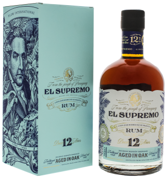 El Supremo 12 years old aged in oak rum 0,7L 40%