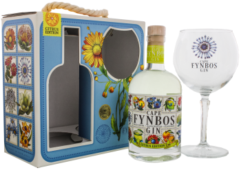 Cape Fynbos Citrus Edition Gin + glas 0,5L  43%