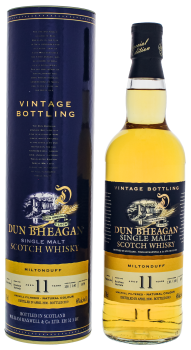 Dun Bheagan Miltonduff 11 years old 2008 2019 Bourbon Barrel Finish Single Malt Whisky 0,7L 46%