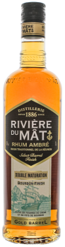 Riviere du Mat Traditional Ambre Rum Gold Barrel Bourbon Finish 0,7L 40%