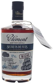 Clement Tres Rhum Vieux Agricole Secrets de Futs Riche 0,7L 42,4%