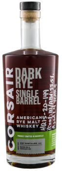 Corsair Dark Rye American single barrel whiskey 0,7L 55,5%