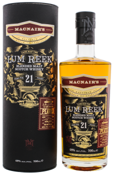 MacNairs Lum Reek Peated 21 years old blended malt Scotch whisky 0,7L 46%