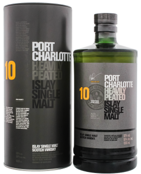 Port Charlotte 10 years old Heavily Peated Islay Single Malt Whisky 1 liter 50%
