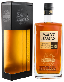 Saint James rhum vieux agricole Millesime vintage 2001 0,7L 43%