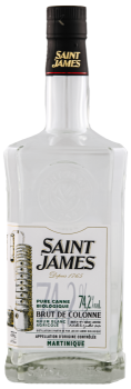 Saint James Brut de Colonne rhum blanc agricole 0,7L 74,2%