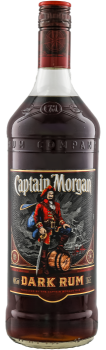 Captain Morgan Dark Rum 1 liter 40%