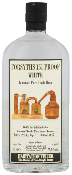 Habitation Velier Worthy Park Forsyths 151 Proof Jamaican Pure Single Rum 0,7L 75,5%