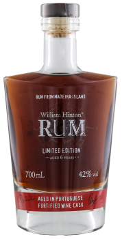 William Hinton Rum Limited Edition 6 years old Aged in Portuguese Fortified Wine Cask 0,7L 42%