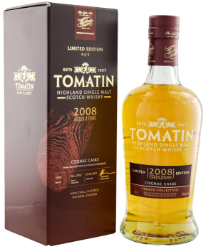 Tomatin French Collection Cognac Cask Finish 2008 2021 0,7L 46%