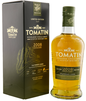 Tomatin French Collection Sauternes Cask Finish 2008 2021 0,7L 46%