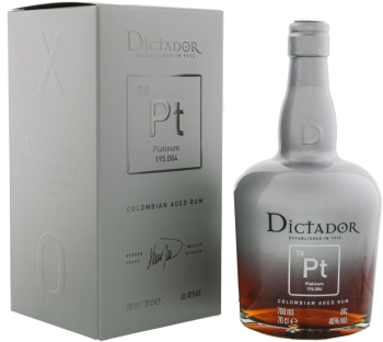Dictador Platinum Colombian Aged Rum 0,7L 40%