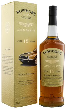 Bowmore Aston Martin 15 years old Golden Elegant Islay Single Malt Scotch Whisky 1liter 43%