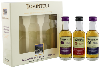 Tomintoul Triple Pack miniaturen 3x0,05L 40%