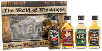 The World of Whisk(e)y Pack miniaturen 4x0,04L 40%