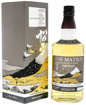 The Matsui Mizunara single cask full proof Japanese single malt Whisky 0,7L 58%