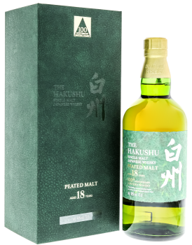 Hakushu 18 years old Peated Single Malt Whisky 100th Anniversary 0,7L 48%