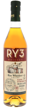 Ry3 Blended Rye Whiskey Cask Strength Rum Cask Finish Batch PR#008 0,7L 58,6%