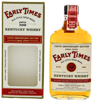 Early Times 150th Anniversary Edition Kentucky Whisky 0,375L 50%