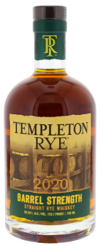 Templeton Barrel Strength Limited Bottling 2020 Straight Rye Whiskey 0,7L 56,55%