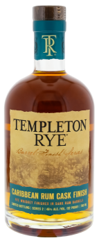 Templeton Caribbean dark rum Cask Finish Rye Whiskey 0,7L 46%