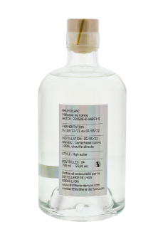 Distillerie de Lyon Blanc Melasse de Canne Rhum 0,7L 55,68%
