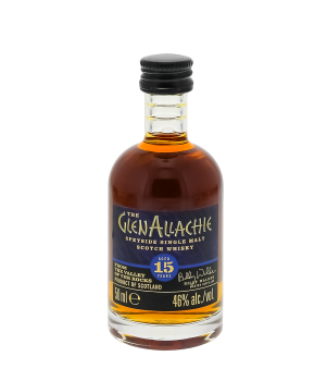 The GlenAllachie 15 years old single malt whisky miniatuur 0,05L 46%