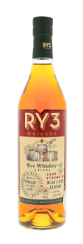 Ry3 Blended Rye Whiskey Cask Strength Rum Cask Finish 0,7L 59,9%