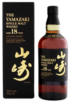 Yamazaki 18 years old Single Malt Japanse Whisky 0,7L 43%