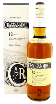 Cragganmore 12 years old Speyside single malt Scotch whisky 1 liter 40%
