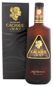 Cacique 500 Extra Anejo rum 0,7L 40%