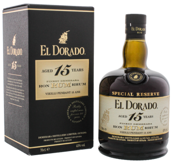 El Dorado rum 15 years old special reserve 0,7L 43%
