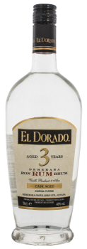 El Dorado blanc Demerara 3 years old Rum 0,7L 40%