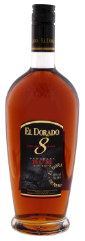 El Dorado 8 years old Demerara cask aged rum 0,7L 40%