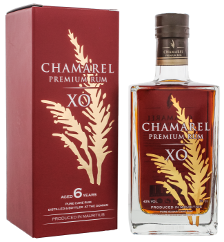 Chamarel XO primium 6 years old rum 0,7L 43%