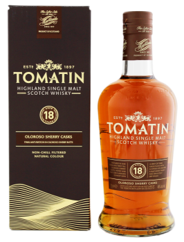 Tomatin 18 years old single malt 0,7L 46%