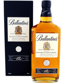 Ballantines 12 years old Scotch blended Whisky 1 liter 40%