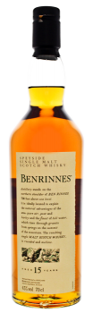 Benrinnes 15 years old Speyside single malt Scotch whisky 0,7L 43%