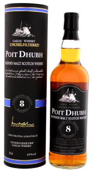 Poit Dhubh 8 years old blended malt Scotch Whisky 0,7L 43%