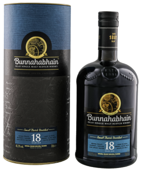 Bunnahabhain 18 years old single malt whisky 0,7L 46,3%