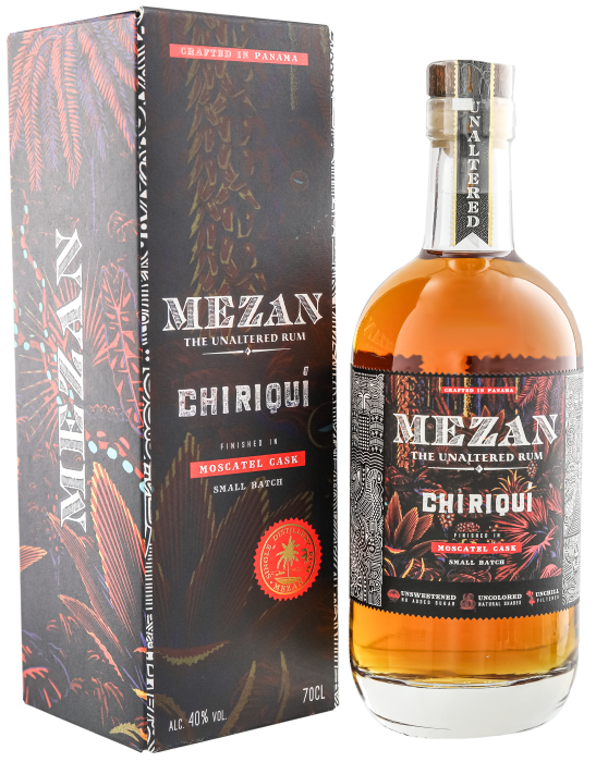 Moscatel Rum Mezan Finished Chiriqui Panama Cask